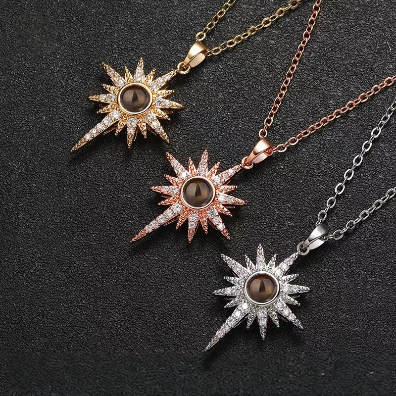Photo Projection Star Necklace