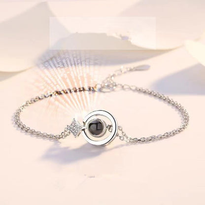 Photo projection star jewelry