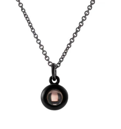 Photo Projection Round Necklace