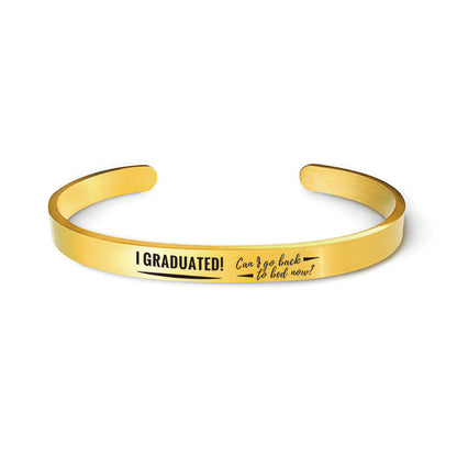 Laser Engraved Titanium Bracelet