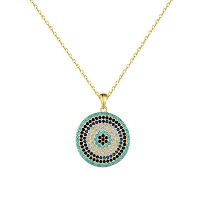 Collar de ojo de diablo moderno y único