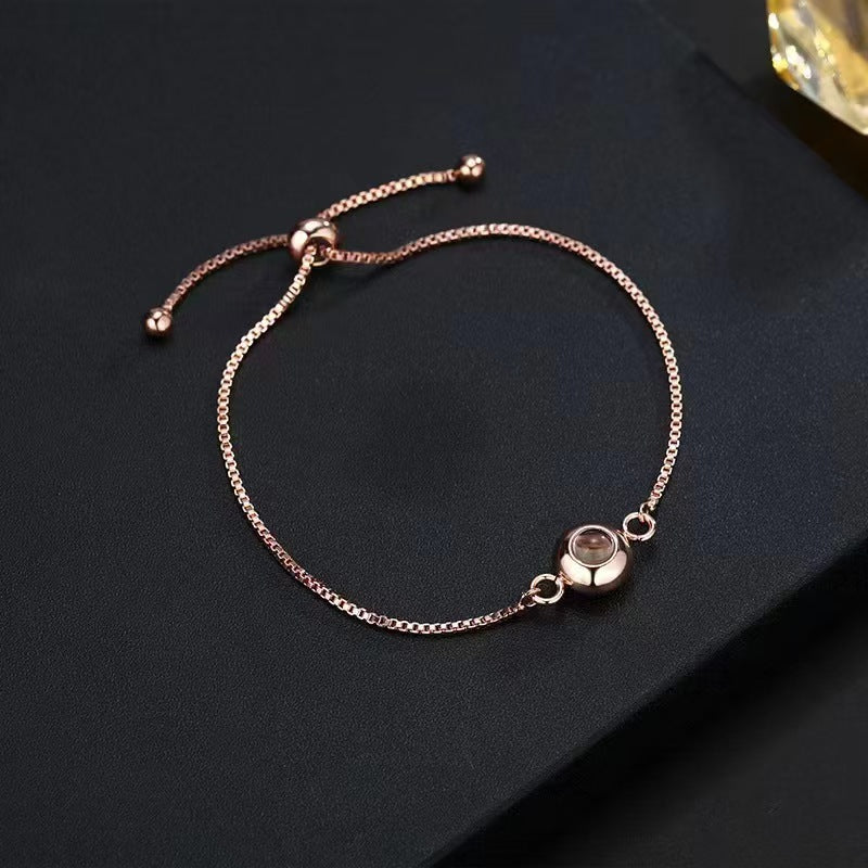 Photo projection personalized creative bracelet
