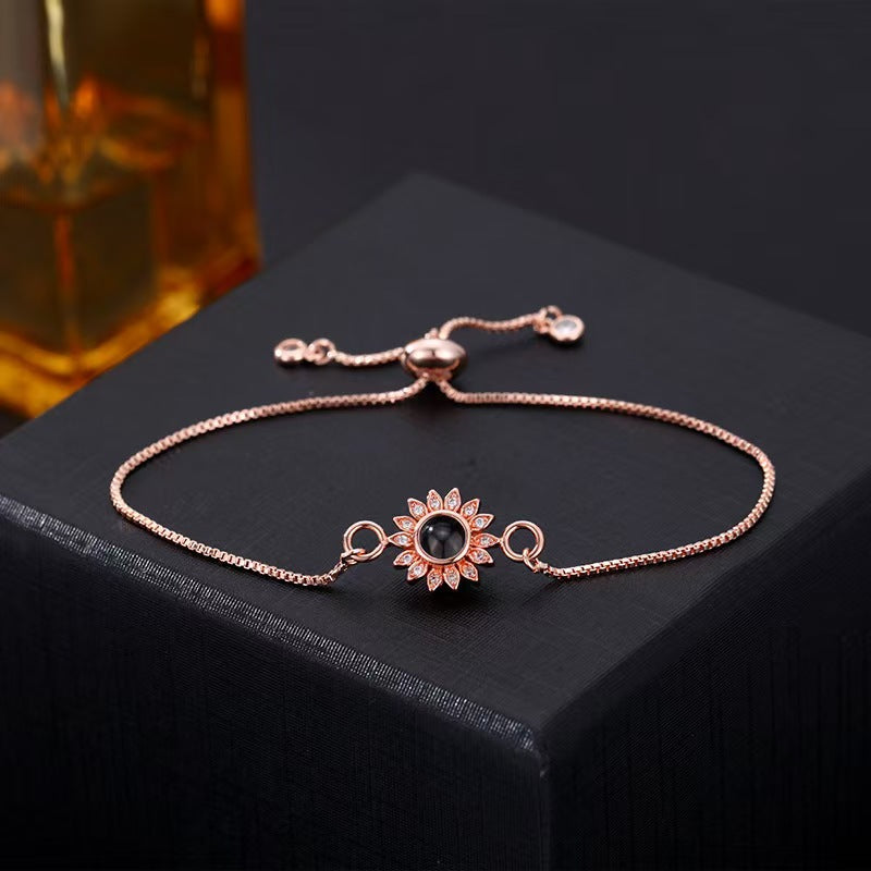 Photo projection personalized creative bracelet