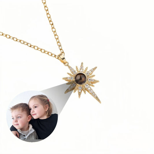 Photo Projection Star Necklace