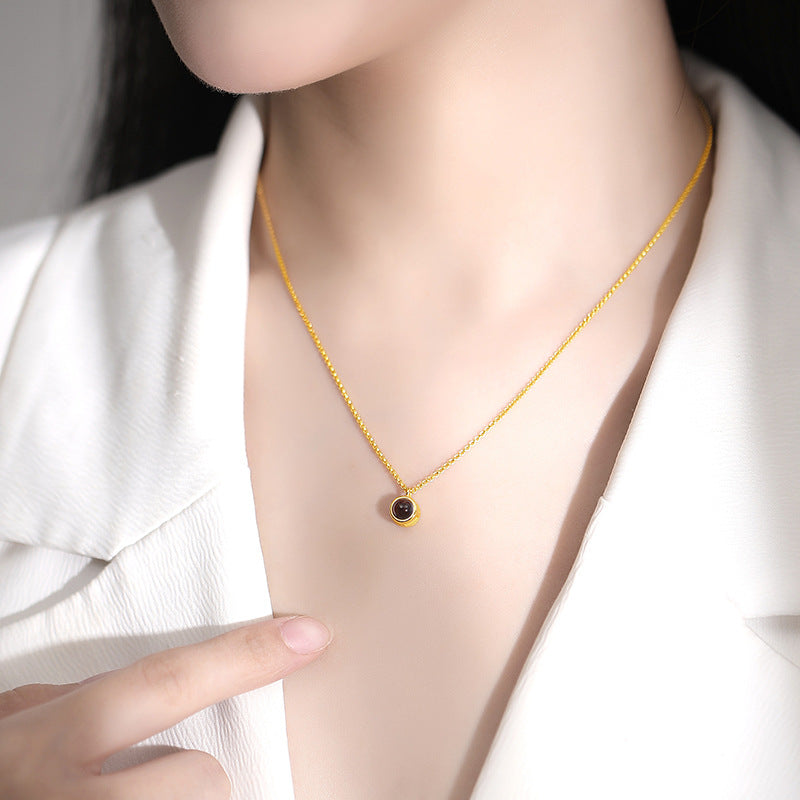 Photo Projection Pendant Necklace