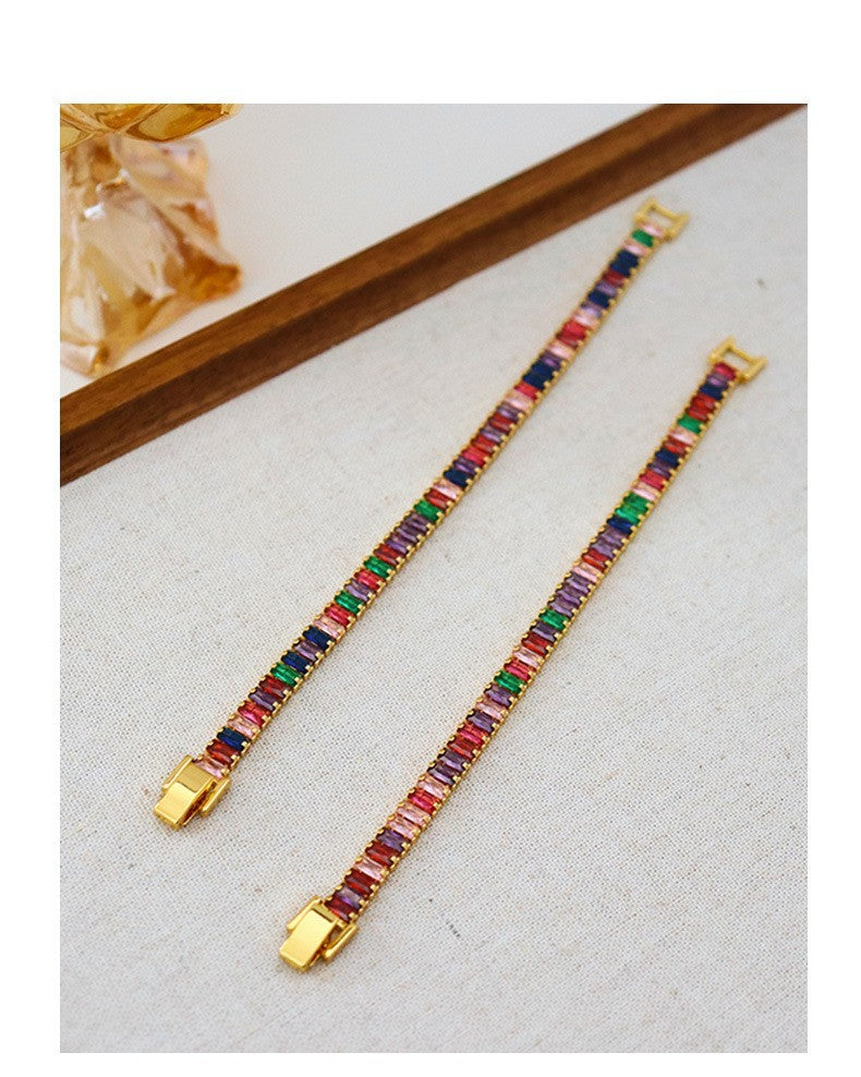 Pulsera de circón dopaminérgico con temperamento retro