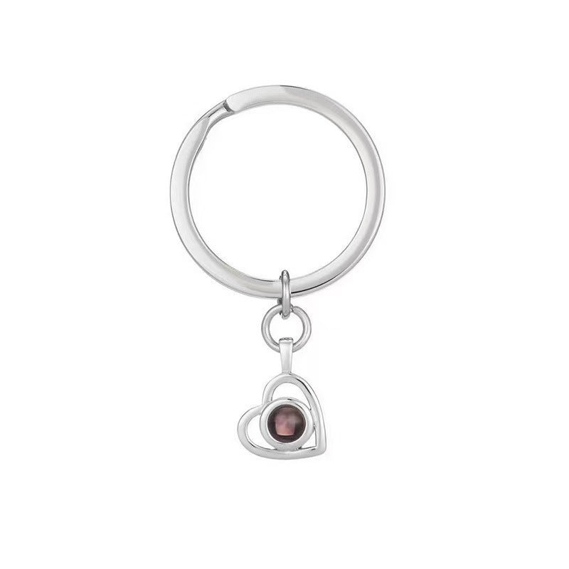 Photo Projection Heart Necklace