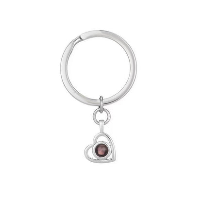 Photo Projection Heart Necklace