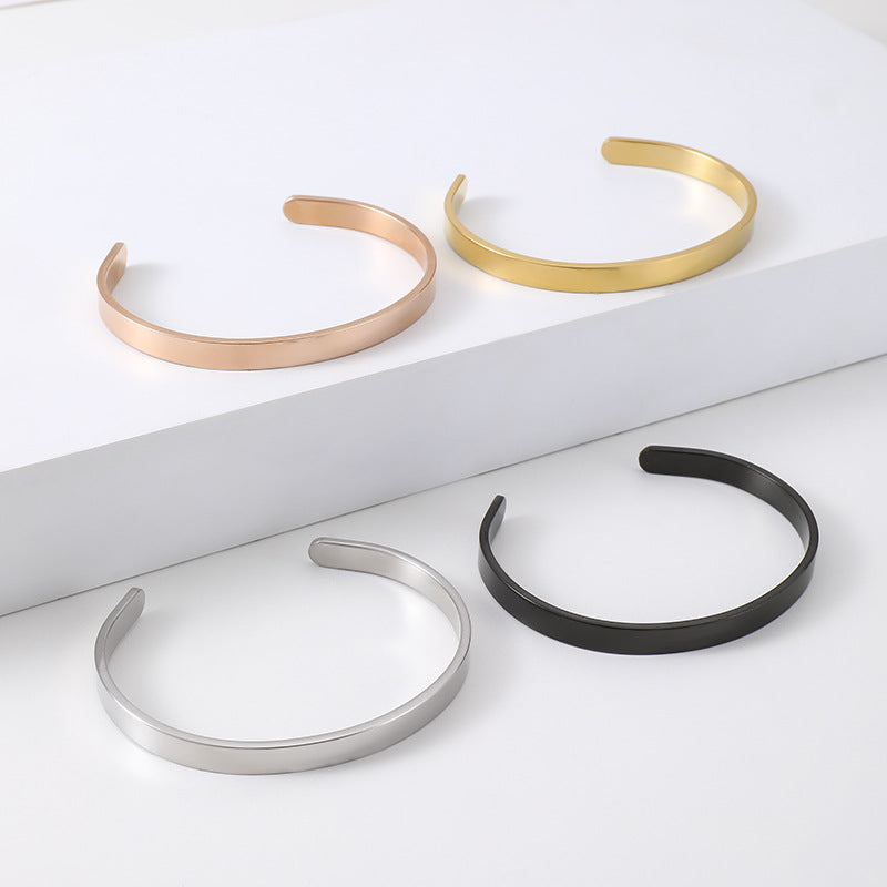 Laser Engraving Metal Bracelet