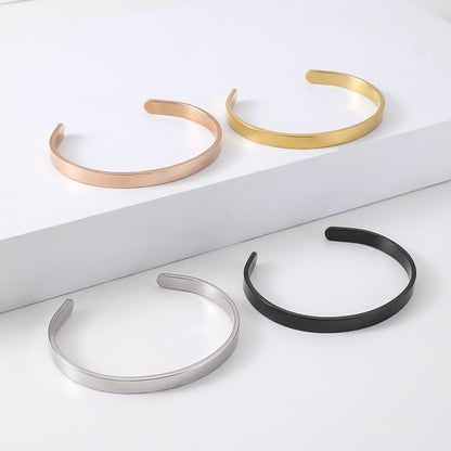 Laser Engraving Metal Bracelet