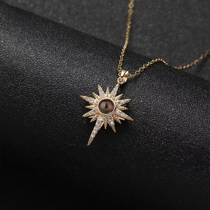 Photo Projection Star Necklace