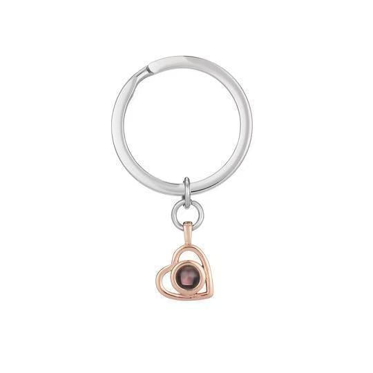 Photo Projection Heart Necklace