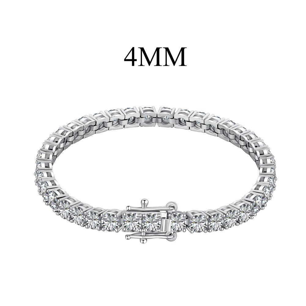 Pulsera de circonitas de hilera completa
