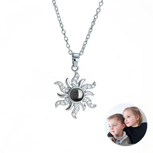 Photo projection necklace