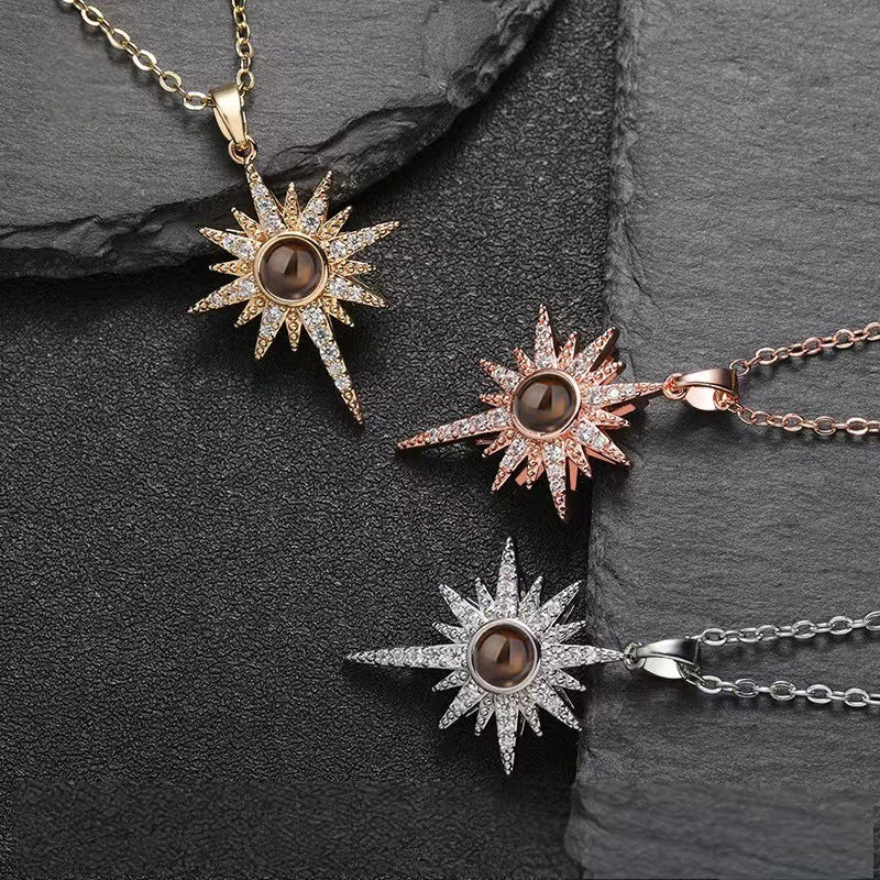 Photo Projection Star Necklace
