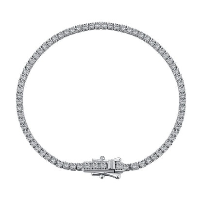 Pulsera de circonitas de hilera completa