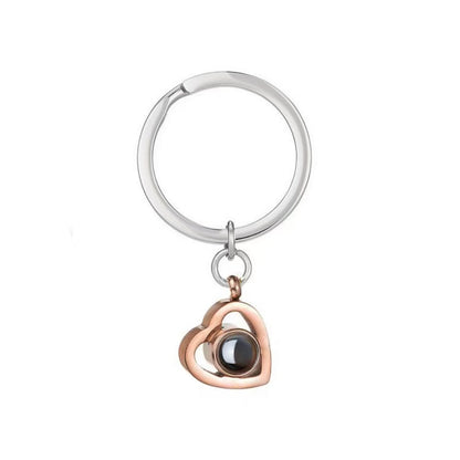 Photo Projection Heart Necklace