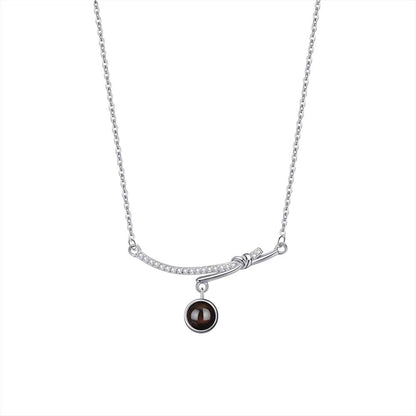 Photo Projection Butterfly Necklace