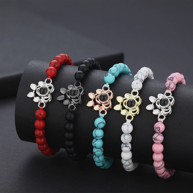 Photo Projection Dog Paw Bracelet