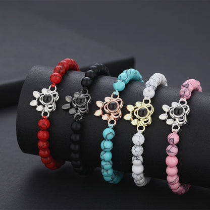 Photo Projection Dog Paw Bracelet