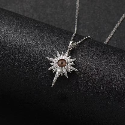 Photo Projection Star Necklace