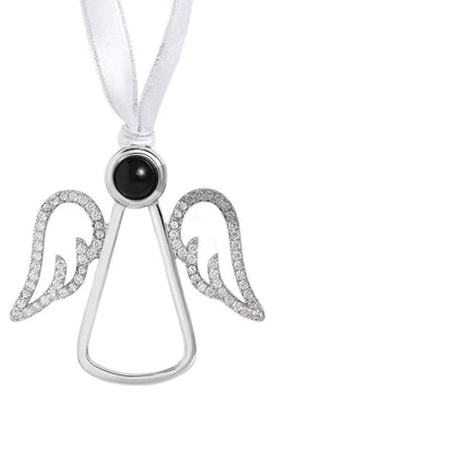 Photo Projection Angel Wings Necklace