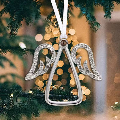Photo Projection Angel Wings Necklace