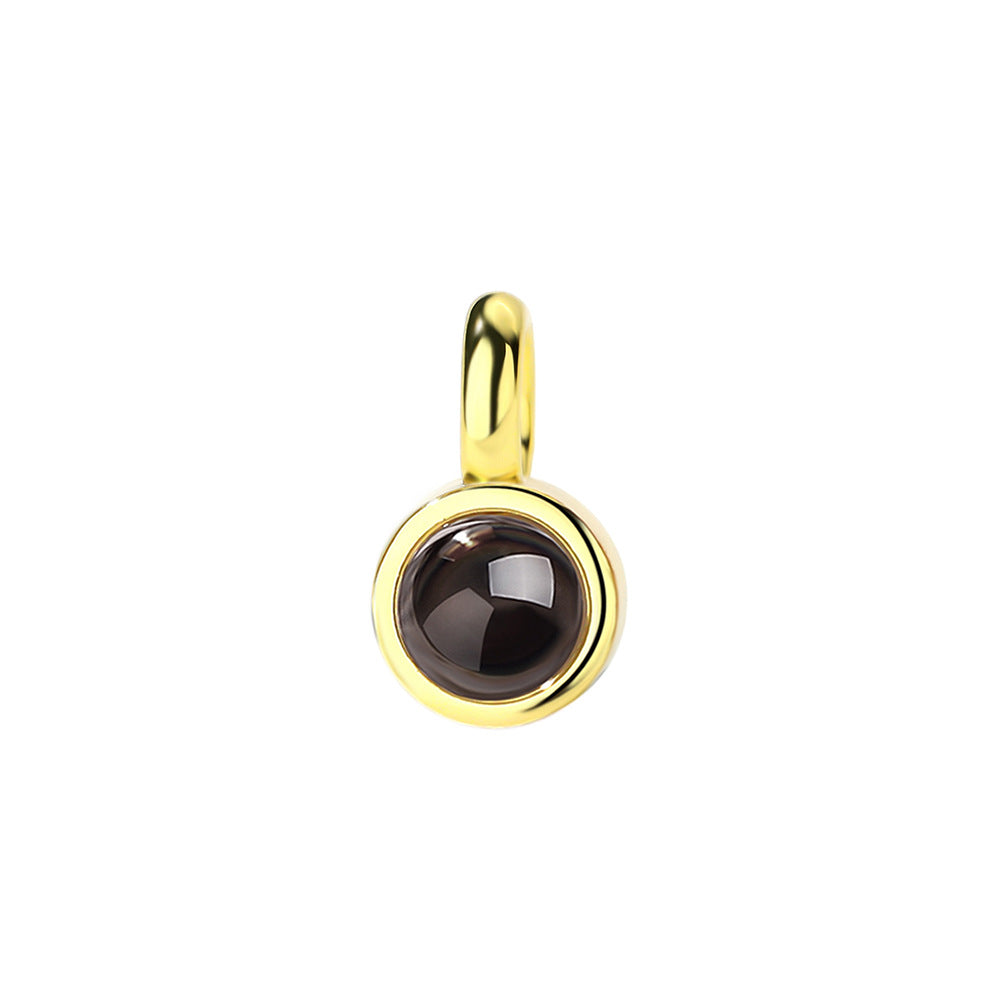 Pulsera colgante con piedra de proyección