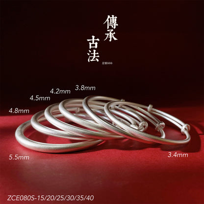 Pulsera de plata de ley de moda