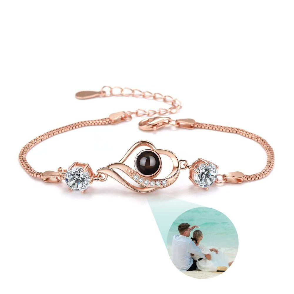 Love photo projection bracelet
