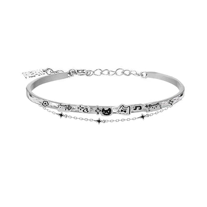 Cat doodle bracelet