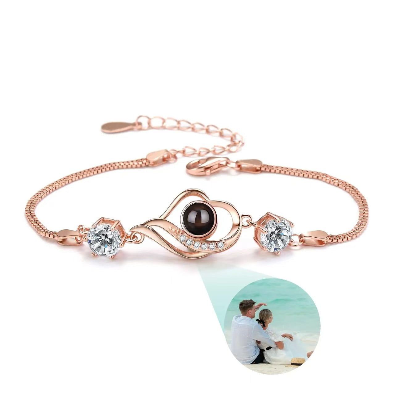 Love photo projection bracelet