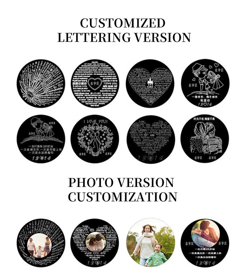 Collar de suelo con proyección de fotos de ballenas