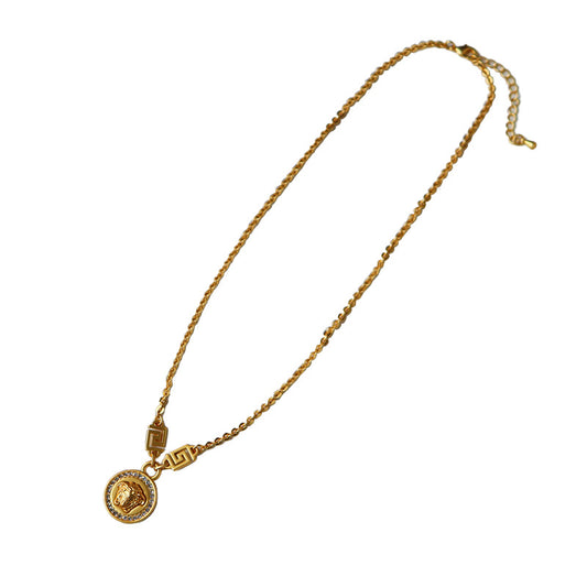 Exquisite vintage zircon necklace for women