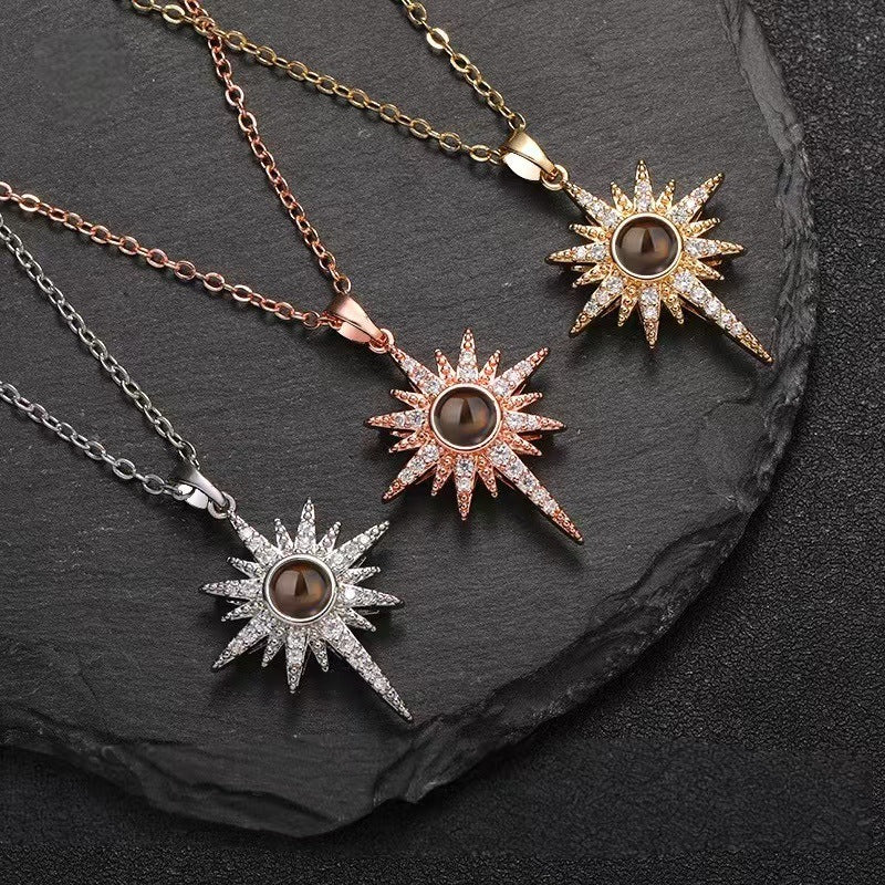 Photo Projection Star Necklace