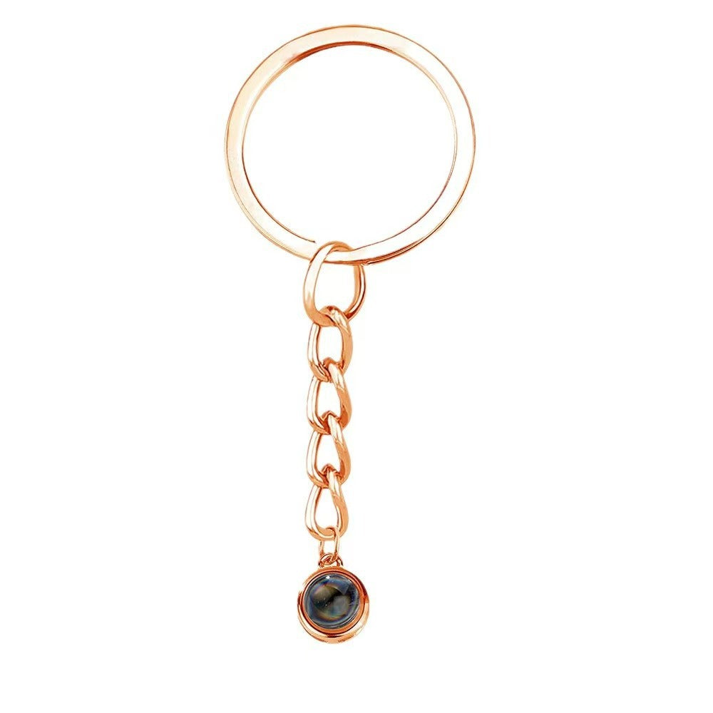 Photo Projection Round Necklace
