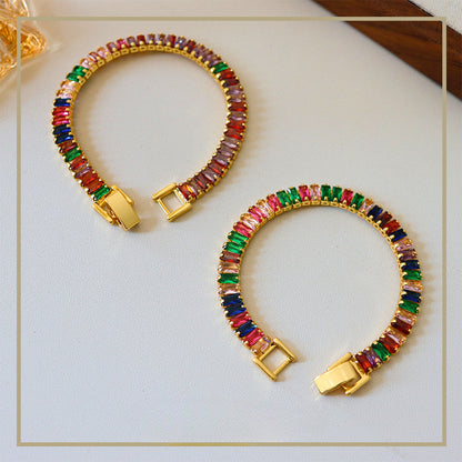 Pulsera de circón dopaminérgico con temperamento retro