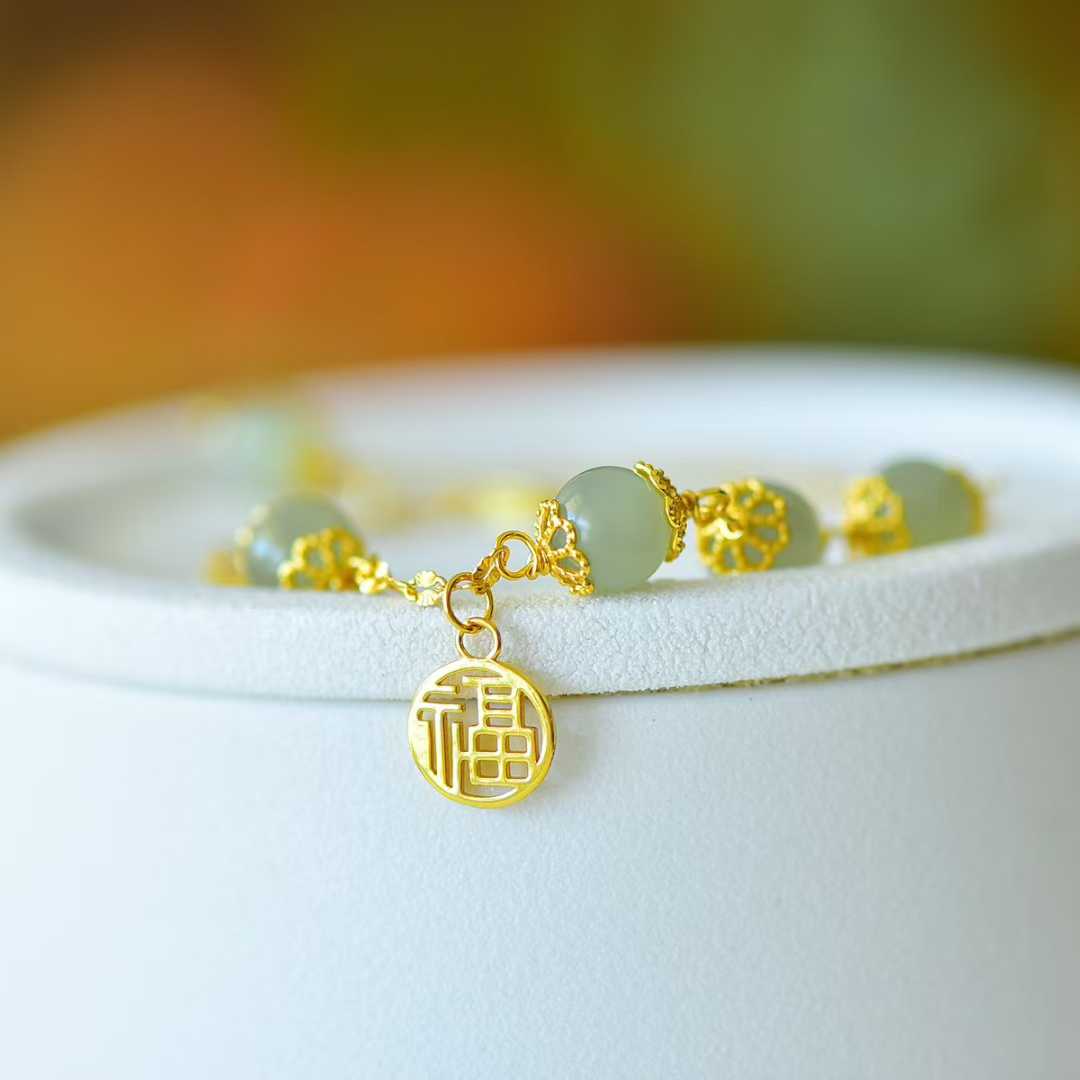Sunny Water Bead "Abundant Blessings" Bracelet