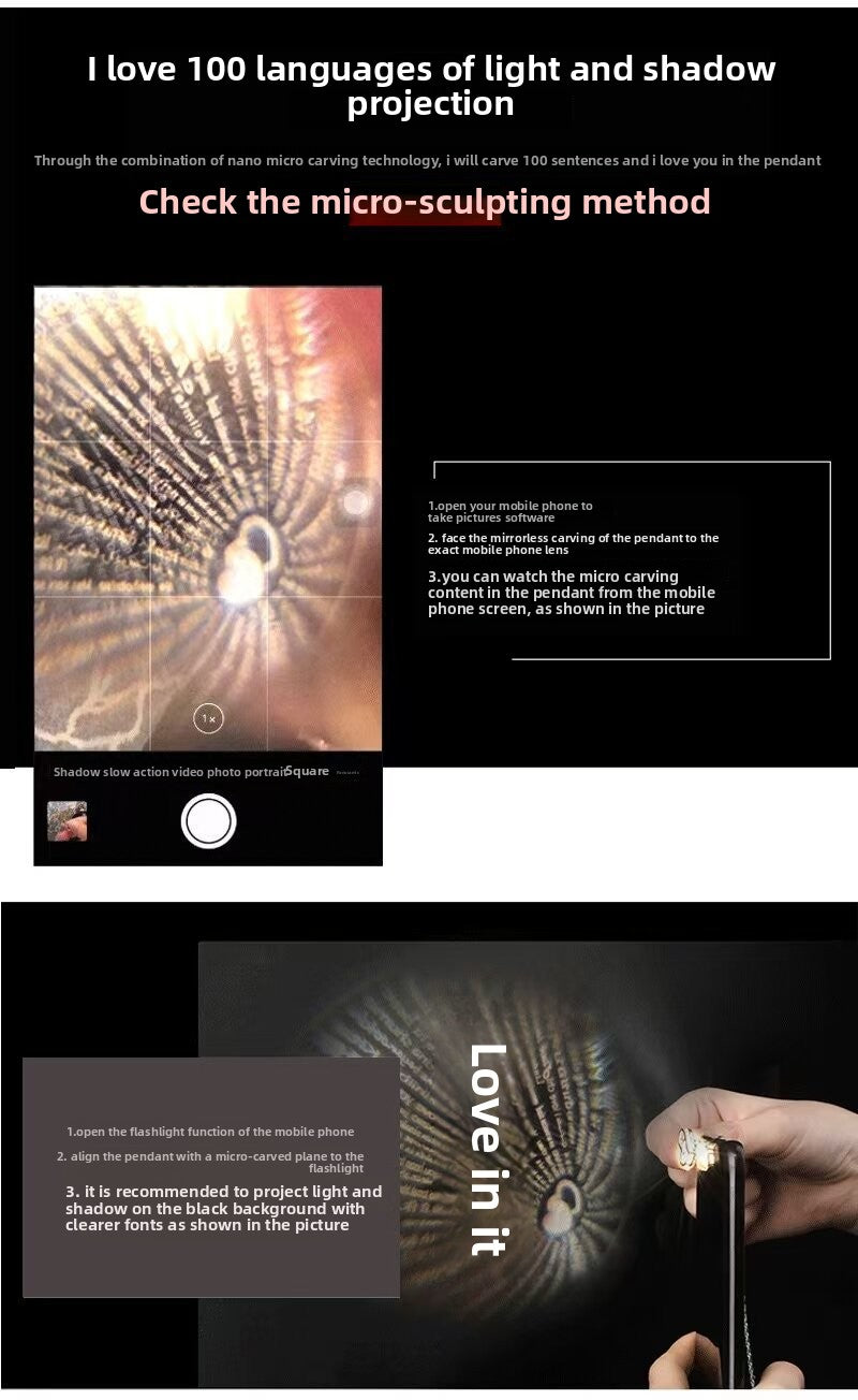 2 Photo Projection Cuban Bracelets