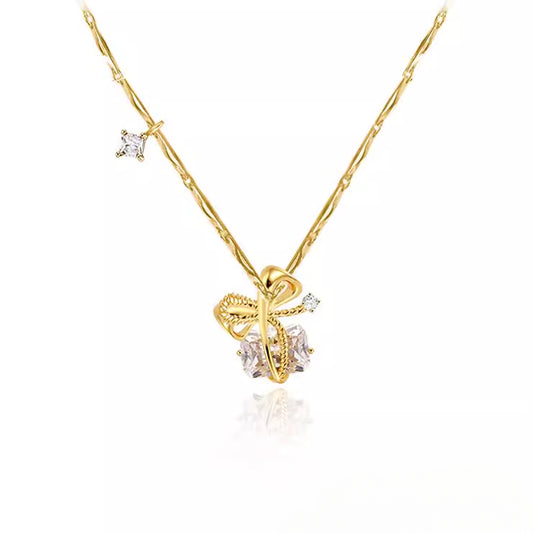 Bow tie necklace