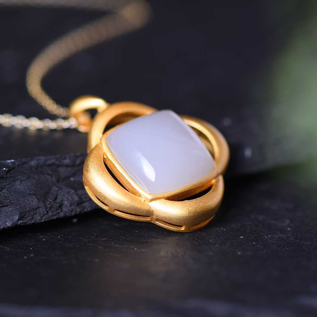 Ancient Craft Silver Smoky Purple Pendant