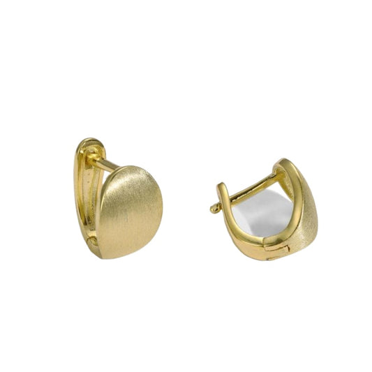 Pendientes cepillados de alta gama en forma de U y semiarco