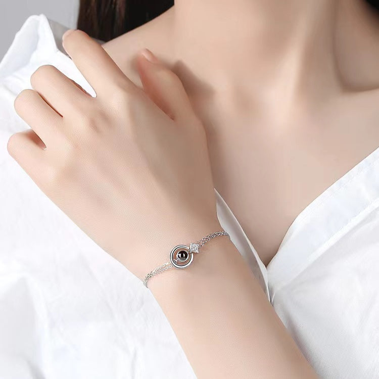 Photo projection star jewelry