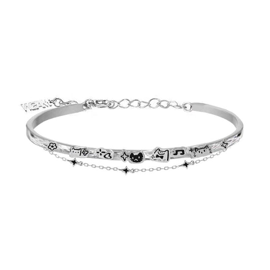 Cat doodle bracelet