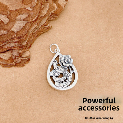 Accesorios colgantes de plata de ley tridimensionales personalizados