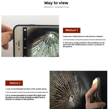 Photo projection round bezel fashion jewelry