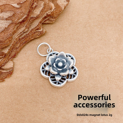 Accesorios colgantes de plata de ley tridimensionales personalizados