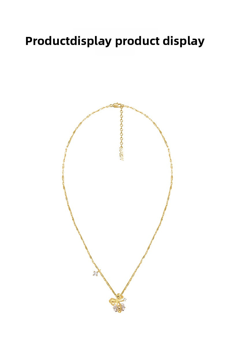 Bow tie necklace
